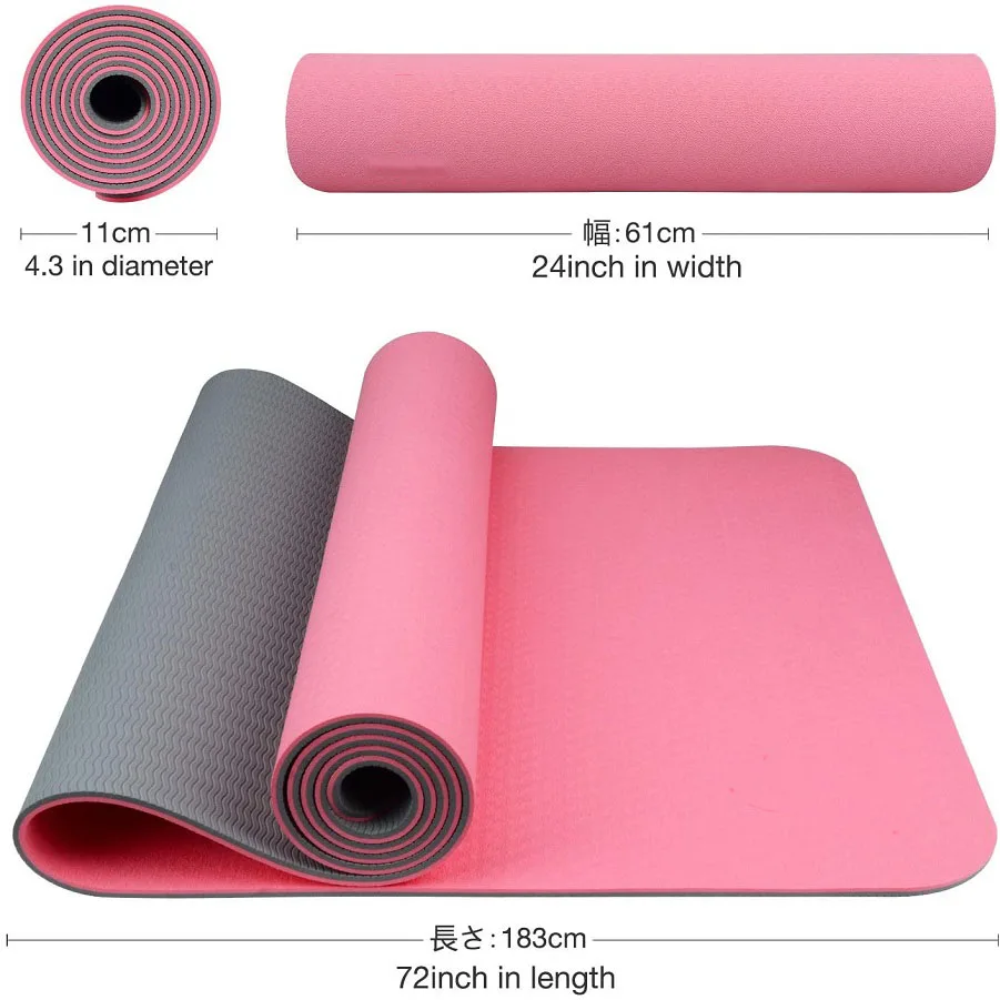 Home Gym Yoga Studio - RUISIDA matras Yoga TPE, tikar Gym