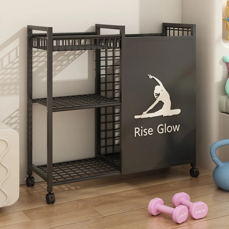 Home Gym Yoga Studio - Troli Kebugaran Mobile Beroda - Organizer