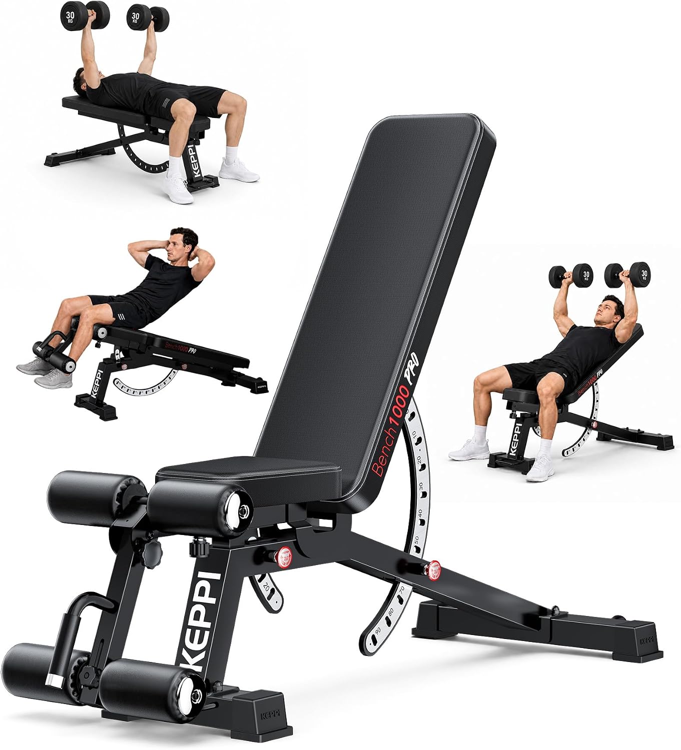 Home Gym Weight Bench - Bangku Angkat Beban yang Dapat Disesuaikan