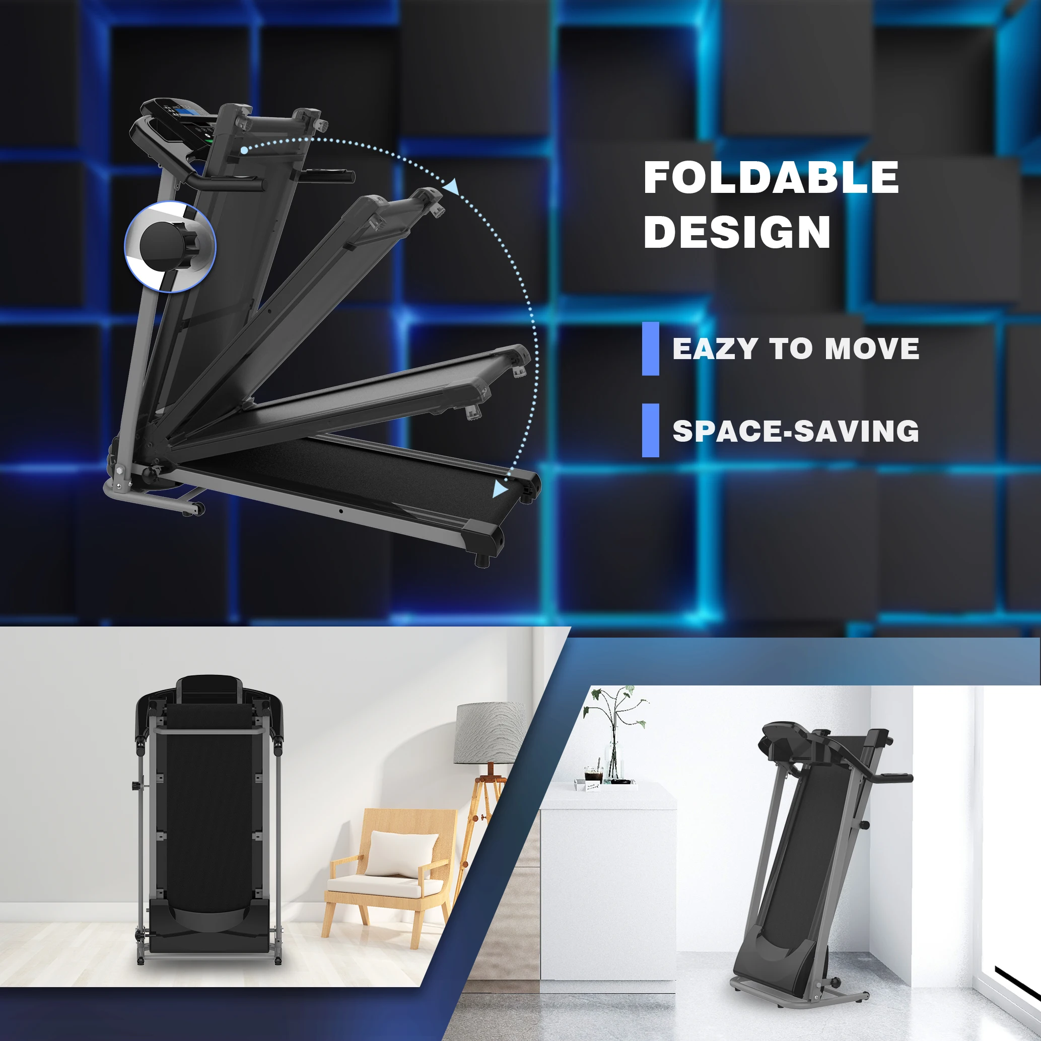 Alat Lari Lipat TOPKO untuk Ap - Home Gym In Apartment ulasan dan harga