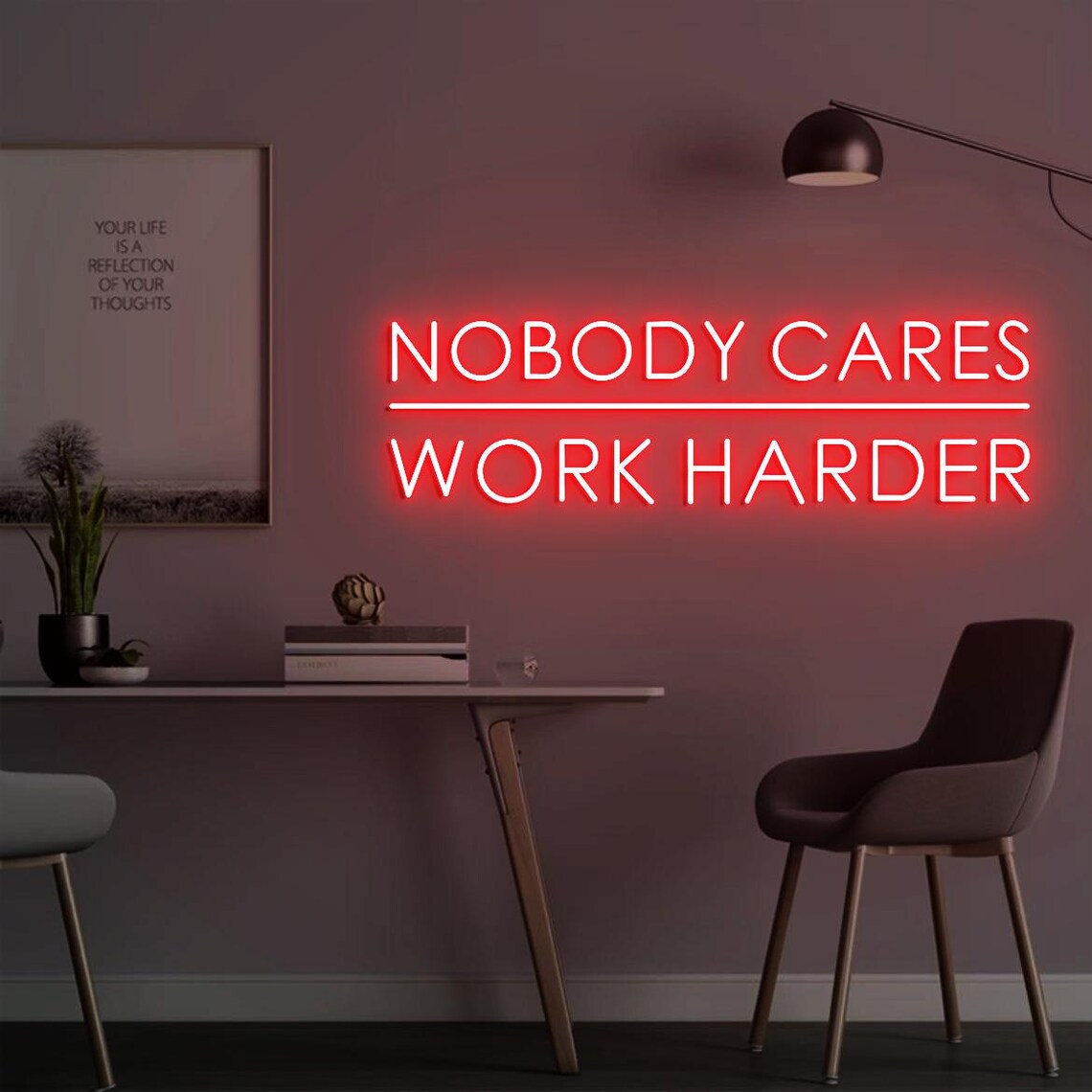Neon Sign 'Tidak Ada Yang Pedu - Home Gym Outdoor Ideas ulasan dan harga