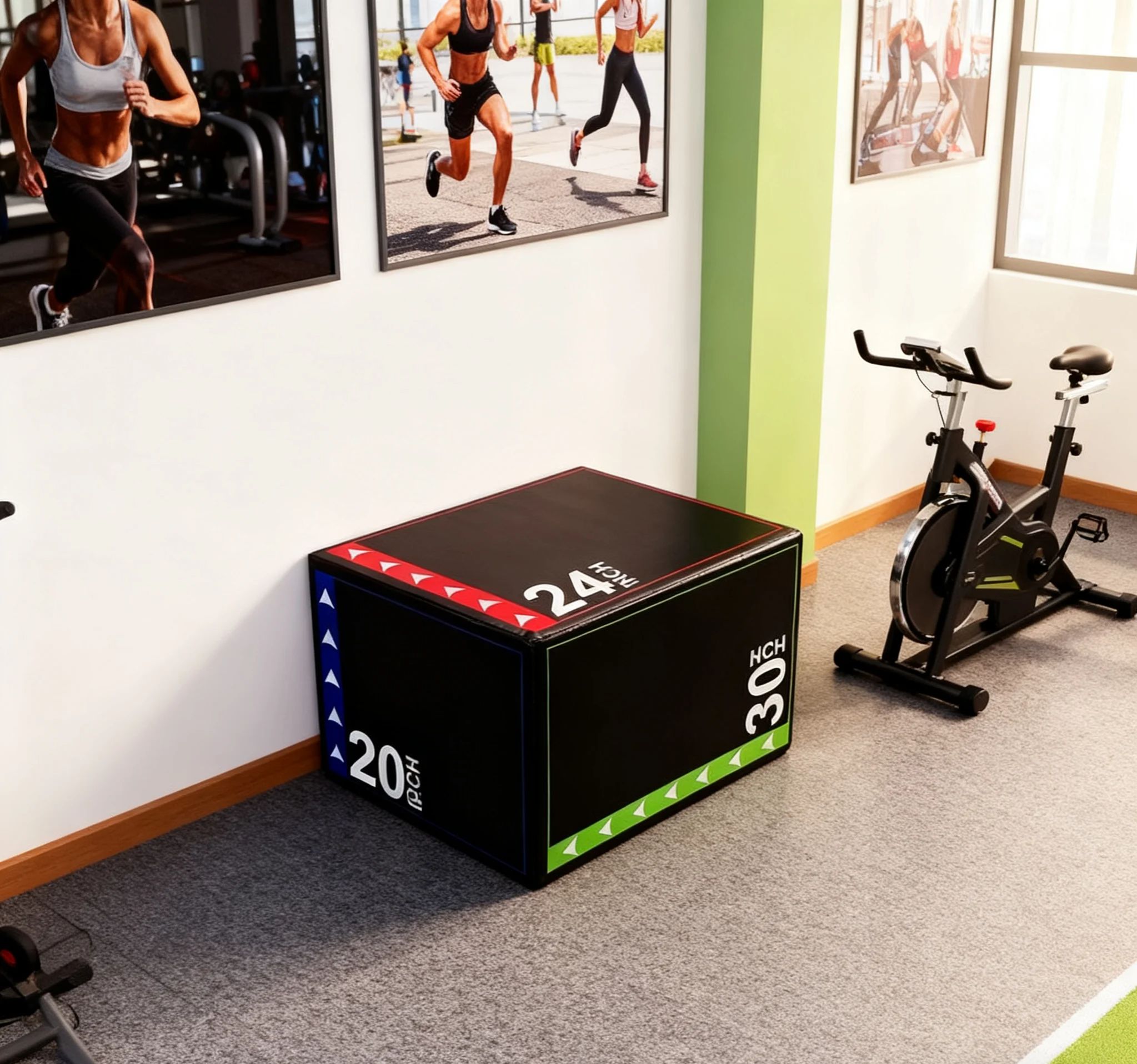 Kotak Lompat Plyometric 3-in-1 - Home Gym Online ulasan dan harga