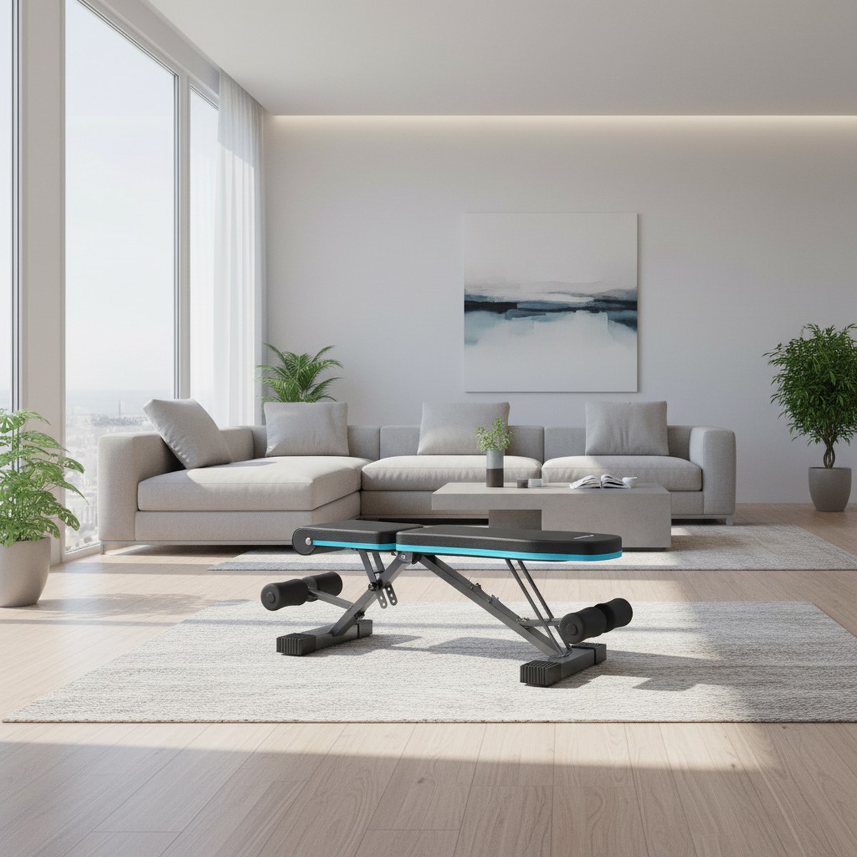Bangku Angkat Beban Lipat yang - Home Gym Weight Bench ulasan dan harga