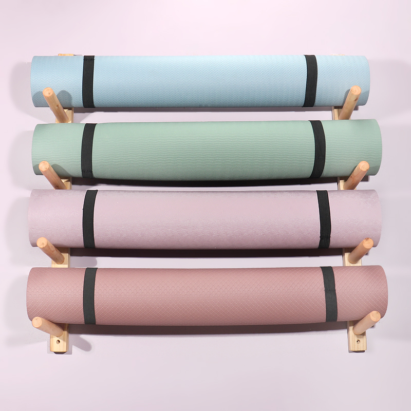 Rak Dinding Penyangga Matras Y - Home Gym Yoga Studio ulasan dan harga