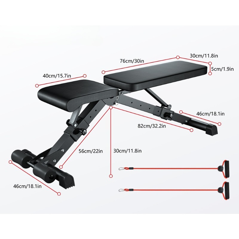 Bangku Dumbbell Multifungsi un - Home Gym Weight Bench ulasan dan harga