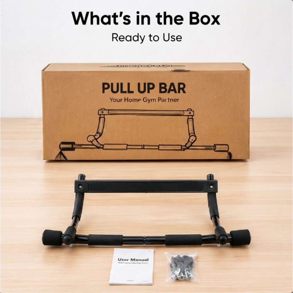 Pull Up Bar untuk Pintu untuk  - Home Gym Upper Body Workout ulasan dan harga