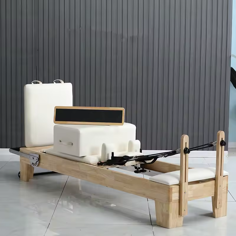 Mesin Reformer Pilates Kayu Pr - Home Gym Yoga Studio ulasan dan harga