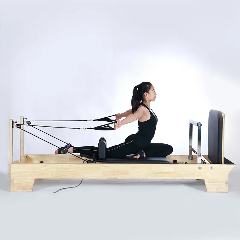 Mesin Reformer Pilates Kayu Pr - Home Gym Yoga Studio ulasan dan harga