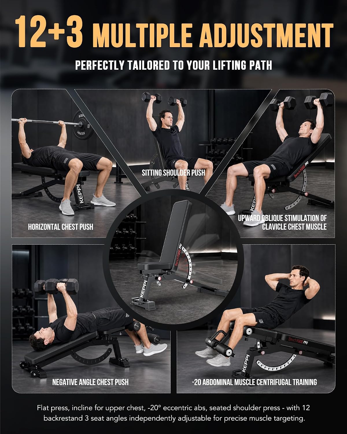 Bangku Angkat Beban yang Dapat - Home Gym Weight Bench ulasan dan harga