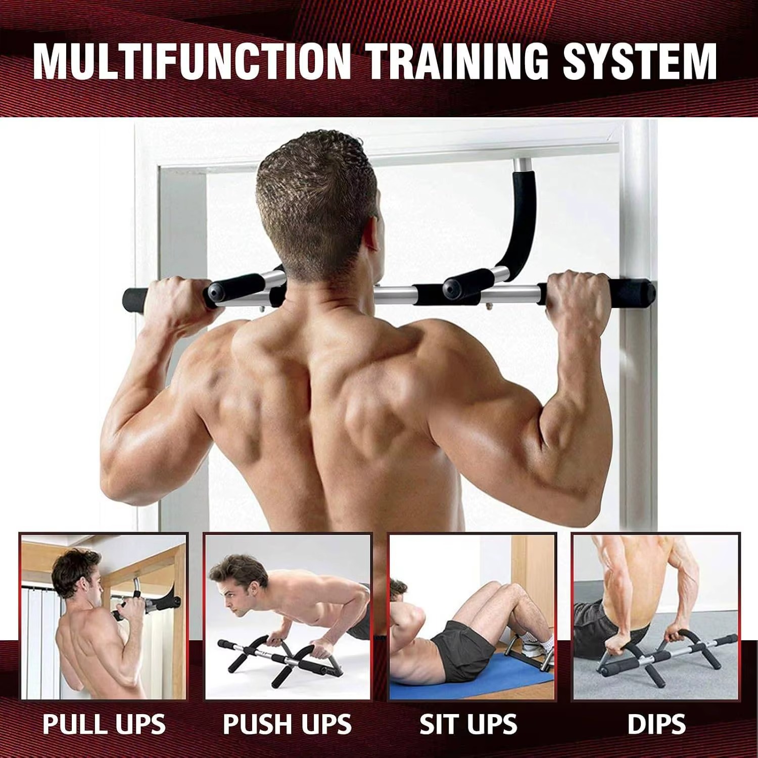 Palang Tarik yang Dapat Disesu - Home Gym Upper Body Workout ulasan dan harga