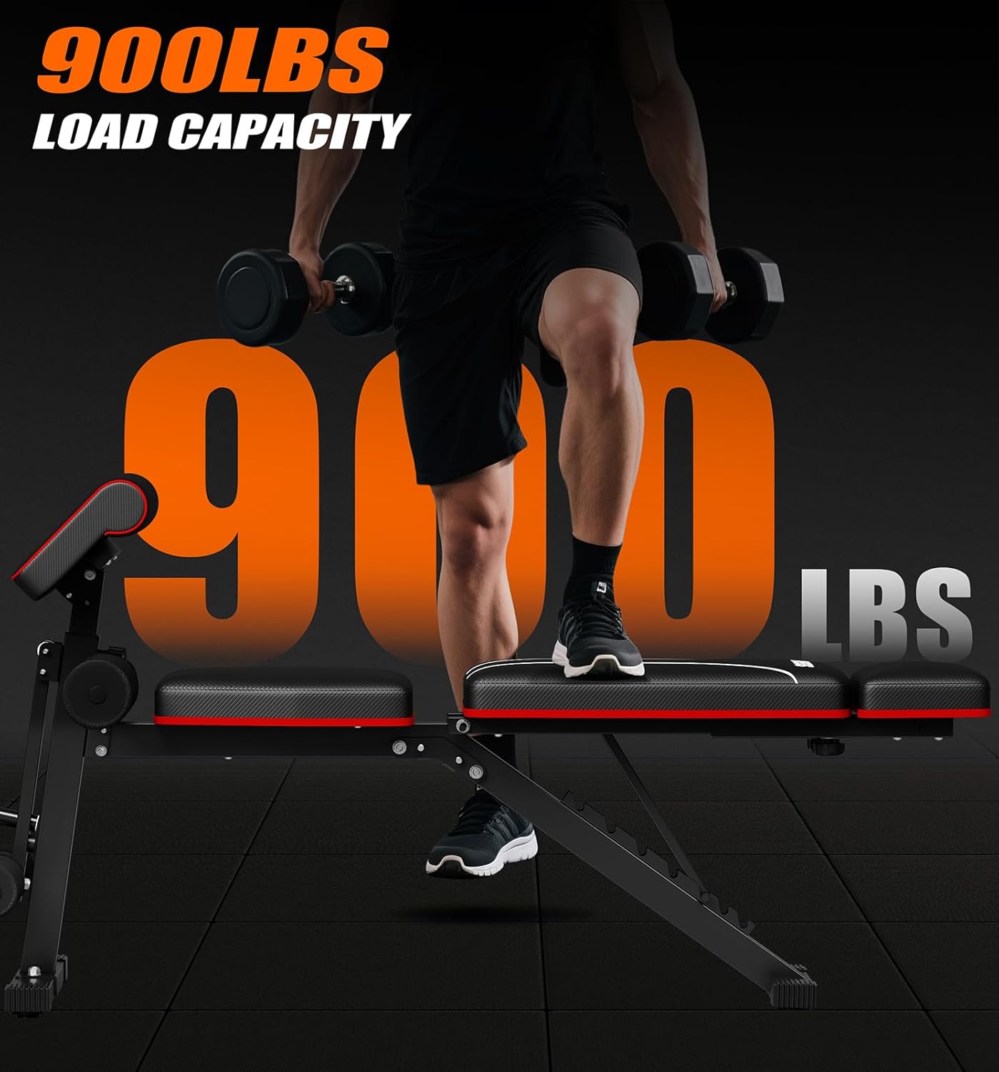 Bangku Angkat Beban Lipat untu - Home Gym Weight Bench ulasan dan harga